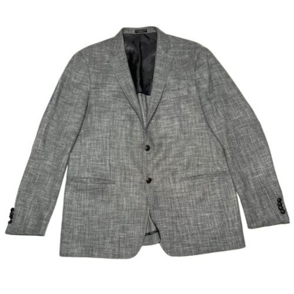 John Varvatos Star Usa Unconstructed Blazer Grey Size 40 - Picture 1 of 10